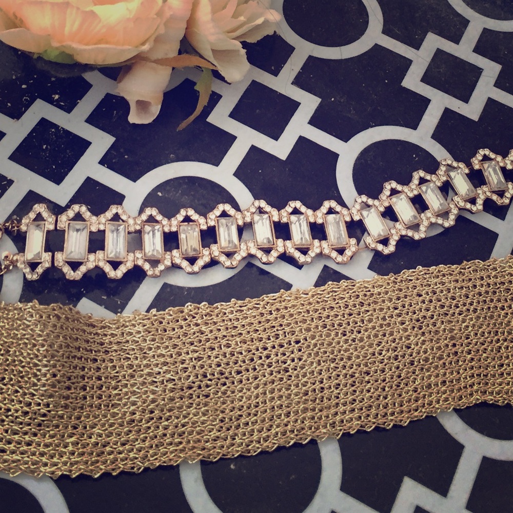 Glam Choker bundle (forever 21) *gifts from ex.*